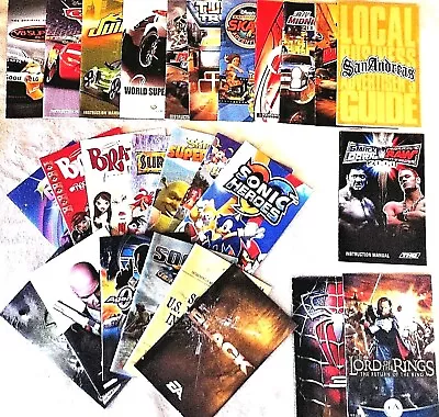 INSTRUCTION MANUALS MAPS AND POSTERS FOR PS2 GAMES $3.50 To $10  GC  AUZ SELLER • $4.50