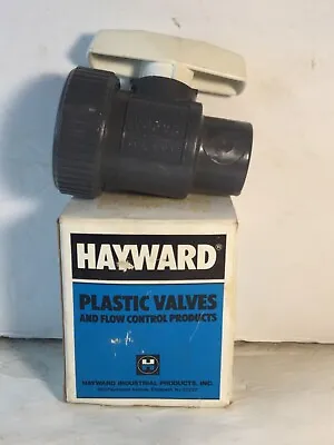 Hayward Plastic Valves 1/2  PVC Ball Valve 3.25” Long. • $14.99