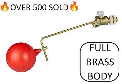 £13.50 • Buy Part 2 High Pressure Float Valve Ball Cock With Float 1/2  BSP Brass BS1212/2