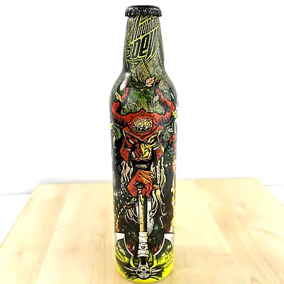 Mountain Dew Green Label Art Hessian Henchman 16oz Full Bottle 2008 • $10