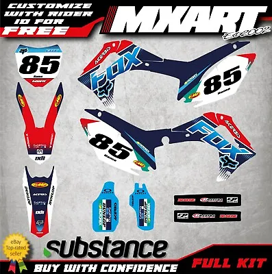 Honda CRF 450 CR 450F 2013 2014 2015 2016 Graphic Kit FOXY Style Sticker Kit  • $249.90