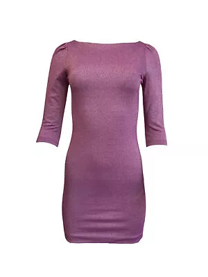 VON VONNI Women's Tropic Magenta London Elbow Sleeve Dress $170 NEW • $18.68