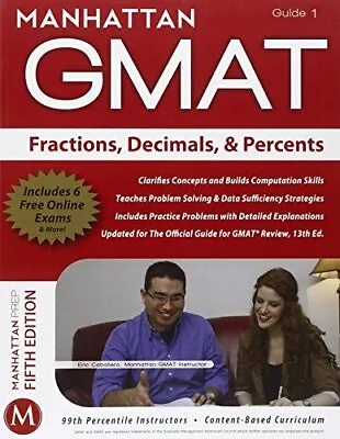 Fractions Decimals & Percents GMAT Strategy Guide (Manhattan GMAT Instruction • $3.79