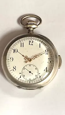 Unbranded Minute Repeater Pocket Watch Solid Silver Case Circa 1900 • $1899.99