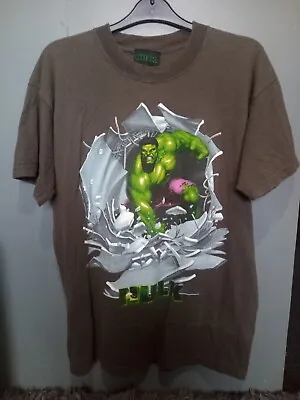 Vintage Incredible Hulk 2003 Movie T Shirt - Mens Medium Dark Grey *Marvel* Rare • £9.99