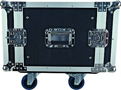 CaseToGo 8RU 19  Amplifier Rack Case Flightcase On Castors- 450mm Sleeve Depth • $299