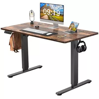 Electric Height Adjustable Standing Desk 48'' X 24'' Modern Adjustable Desk • $105.99