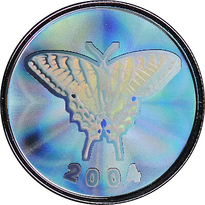 $33.12 • Buy 2004 CANADA 50 Cent Tiger Swallowtail Butterfly Sterling Silver - Coin Only