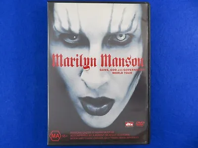 Marilyn Manson Guns God And Government World Tour - DVD - Region 0 - Fast Post • $6.94