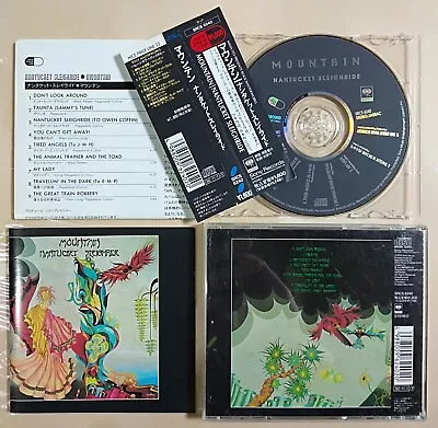 MOUNTAIN - Nantucket Sleighride - 1992 JAPAN CD OBI ** WEST BRUCE & LAING • £8.90