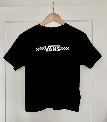 £9 • Buy Vans Black T-shirt. Women’s Size S.