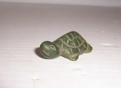 Vintage Carved African Verdite Turtle Figurine Sculpture • $99.99