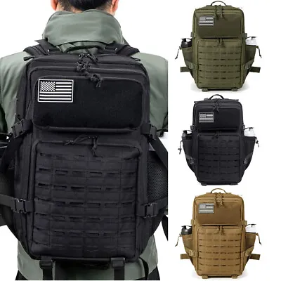 Military Tactical Backpack Molle Bag Large Army 3 Day Assault Rucksack Pack US • $38.96