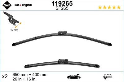 SWF 119265 Wiper Blade For CITROËNFIATOPELPEUGEOTRENAULT • $77.35