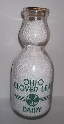 $34.99 • Buy Ohio Cloverleaf Dairy Toledo OH. Pyro Quart Cream Top Cottage Cheese With Spoon