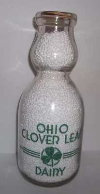 $34.99 • Buy Ohio Cloverleaf Dairy Toledo OH. Pyro Quart Cream Top Cottage Cheese With Spoon