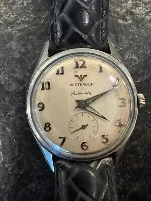 Vintage Longines Wittnauer Automatic Stainless Steel Mens Watch 11an 17j 1960 • $33.40
