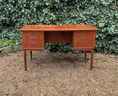 Vintage Danish Mid Century Desk In Teak • £630
