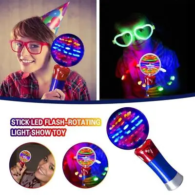 Light Up Ball Toy Wand For Kids Flashing LED Wand Spinning Light Show • £7.11