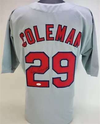 Vince Coleman Signed St. Louis Cardinals Jersey (JSA COA) 1985 Rookie O/t Year • $149.95