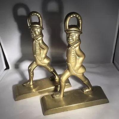 2 Virginia Brass By Metal Crafters “The New Yorker” Bookends Or Doorstop • $140