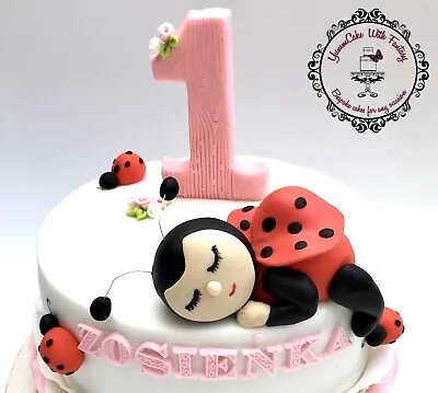 Ladybug   Ladybird Edible Birthday Cake Topper Set • £42.99