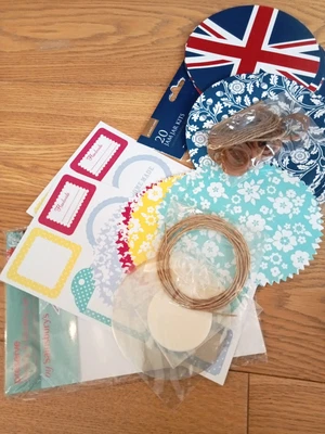 £1.50 • Buy Selection Of Jam Jar Covers, Labels, Bands/String Discs