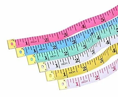 Tailor Body Measuring Ruler Sewing Tailor Tape Flat 60in 150cm Various Colours • £1.89