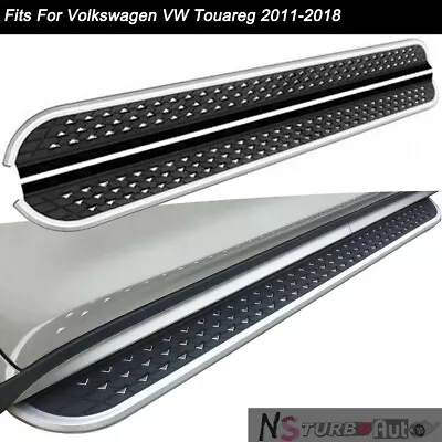 2Pcs Nerf Bar Side Step Running Board Fits For Volkswagen VW Touareg 2011-2018 • $309