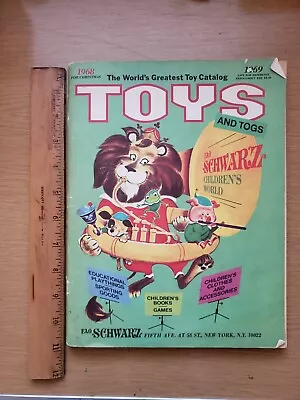 Vintage 1968 F.A.O Schwarz Christmas Toy Catalog • $30