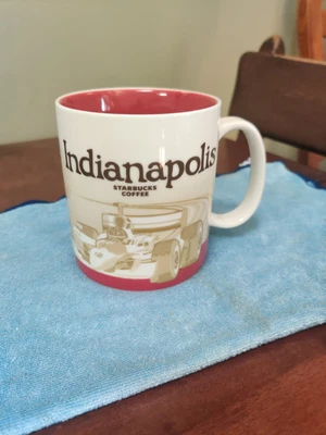 $4 • Buy Starbucks Coffee 2009 Collector Series Indianapolis Indy 500 Mug Cup 16 Fl. Oz.