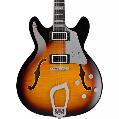 Hagstrom Super Viking Flame Maple Electric Guitar Tobacco Sunburst • $1249.99