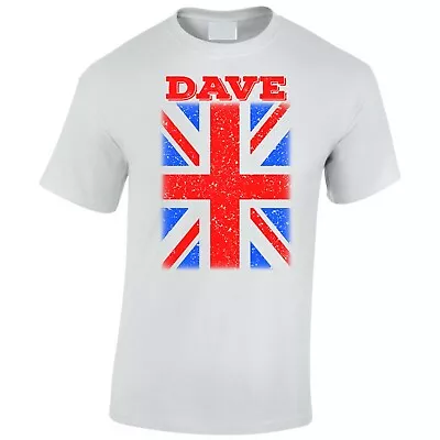 Men's Union Jack British Flag Great Britain T-Shirt Queens Jubilee Personalised • £11.95