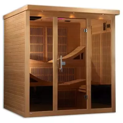  FAR Infrared Sauna  Monaco  Near Zero EMF 6-Person  | GDI-6996-01 • $6406