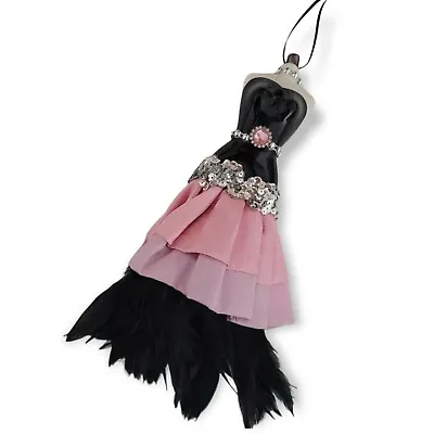 Unique Creations Black Feather Fancy Dress Cleaning Duster Vintage Handcrafted • $20