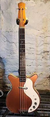 Vintage 50-60's Danelectro 3412 Shorthorn Bass Guitar • $450