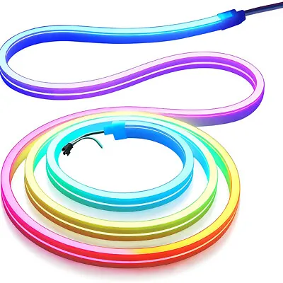 Addressable Led Strip Light Neon Light Sign Rope ARGB Pixel WS2812B WS2811 12v • $11.53