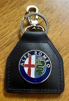 Australian Made Leather Keyring/Fob - Alfa Romeo • $18