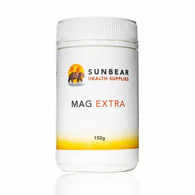 Magnesium Extra Powder 150g - 30 Serves - Sunbear Health Supplies • £19.92