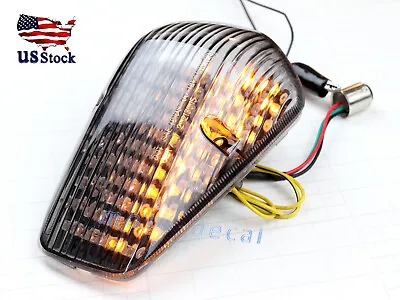 Integrated LED Rear/Tail Light For VTX1300C VTX1800C Custom Brake Turn Signals • $48.90