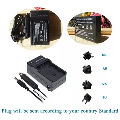 £14.50 • Buy Battery 1400mAH +Charger Kits For  Toshiba Camileo H10 H20 P30 HD Pro Pro HD