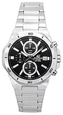 Casio Edifice Classic Standard Black Dial Quartz EFV-640D-1A 100M Men's Watch • $94.54