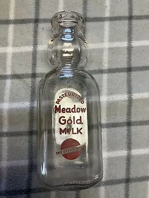 Meadow Gold Creamtop Milk Bottle • $9.99