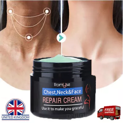 Neck Firming Cream Neck Cream Anti Wrinkle Creams Double Chin Reducer Tighten • £6.95