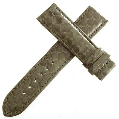 Authentic Van Der Bauwede 18mm Green Big Scale Snake Skin Watch Band Strap NEW • $125