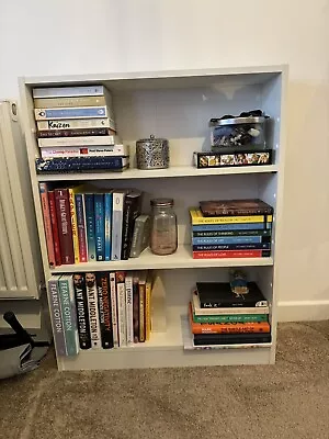 Ikea Small Bookcase White Shelves Cute Book Shelf Unit Storage Children’s Billy • £19