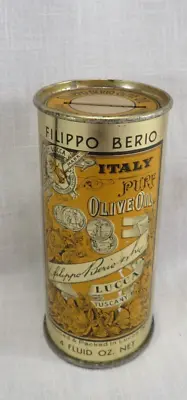 Vintage Can Metal Bank Filppo Berio Olive Oil Vintage Coin Bank • $5.99