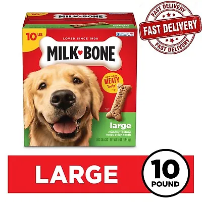 Milk-Bone Original Dog Biscuits Large Crunchy Dog Treats 10 Lbs. • $22.03