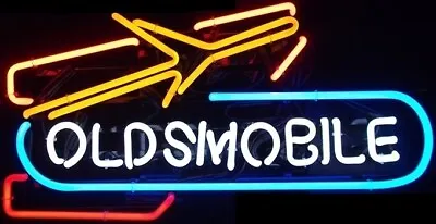 Old Mobile Artwork Neon Sign Light Real Glass Workshop Wall Sign 19  • $133.56