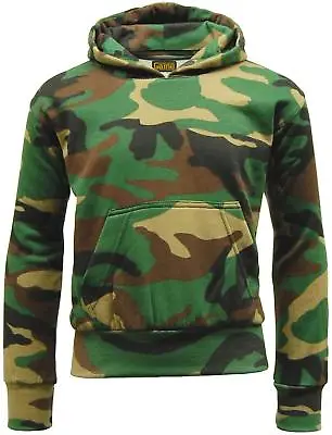 Kids GAME Army Camo Camouflage Woodland Fleece Tracksuit Hoodie / Joggers • £12.95